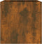 vidaXL - Plantenbak - 40x40x40 - cm - bewerkt - hout - gerookt - eikenkleurig