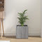 vidaXL - Plantenbak - 40x40x40 - cm - bewerkt - hout - grijs - sonoma - eiken
