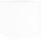 vidaXL - Plantenbak - 40x40x40 - cm - bewerkt - hout - hoogglans - wit