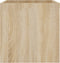 vidaXL - Plantenbak - 40x40x40 - cm - bewerkt - hout - sonoma - eiken