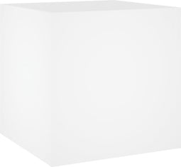 vidaXL - Plantenbak - 40x40x40 - cm - bewerkt - hout - wit