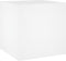 vidaXL - Plantenbak - 40x40x40 - cm - bewerkt - hout - wit