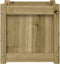 vidaXL - Plantenbak - 40x40x40 - cm - geïmpregneerd - grenenhout