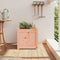 vidaXL - Plantenbak - 40x40x40 - cm - massief - douglashout