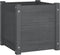 vidaXL - Plantenbak - 40x40x40 - cm - massief - grenenhout - grijs