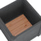 vidaXL - Plantenbak - 40x40x40 - cm - massief - grenenhout - grijs