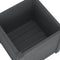 vidaXL - Plantenbak - 40x40x40 - cm - massief - grenenhout - grijs