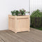 vidaXL - Plantenbak - 40x40x40 - cm - massief - grenenhout