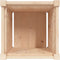 vidaXL - Plantenbak - 40x40x40 - cm - massief - grenenhout