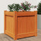 vidaXL - Plantenbak - 40x40x40 - cm - massief - grenenhout - wasbruin