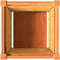 vidaXL - Plantenbak - 40x40x40 - cm - massief - grenenhout - wasbruin