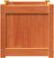 vidaXL - Plantenbak - 40x40x40 - cm - massief - grenenhout - wasbruin