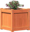 vidaXL - Plantenbak - 40x40x40 - cm - massief - grenenhout - wasbruin