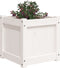 vidaXL - Plantenbak - 40x40x40 - cm - massief - grenenhout - wit
