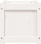 vidaXL - Plantenbak - 40x40x40 - cm - massief - grenenhout - wit