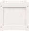 vidaXL - Plantenbak - 40x40x40 - cm - massief - grenenhout - wit