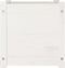 vidaXL - Plantenbak - 40x40x40 - cm - massief - grenenhout - wit