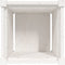 vidaXL - Plantenbak - 40x40x40 - cm - massief - grenenhout - wit