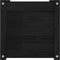 vidaXL - Plantenbak - 40x40x40 - cm - massief - grenenhout - zwart
