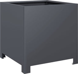 vidaXL - Plantenbak - 40x40x40 - cm - staal - antracietkleurig