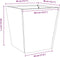 vidaXL - Plantenbak - 40x40x40 - cm - staal - antracietkleurig
