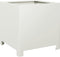 vidaXL - Plantenbak - 40x40x40 - cm - staal - wit
