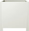 vidaXL - Plantenbak - 40x40x40 - cm - staal - wit