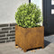 vidaXL - Plantenbak - 40x40x40 - cm - weervast - staal