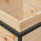vidaXL - Plantenbak - 40x40x50 - cm - massief - grenenhout