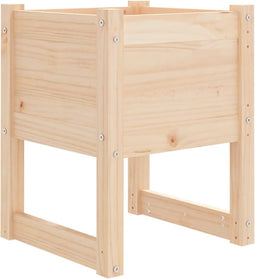 vidaXL - Plantenbak - 40x40x52,5 - cm - massief - grenenhout