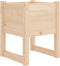 vidaXL - Plantenbak - 40x40x52,5 - cm - massief - grenenhout