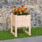 vidaXL - Plantenbak - 40x40x52,5 - cm - massief - grenenhout