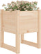 vidaXL - Plantenbak - 40x40x52,5 - cm - massief - grenenhout