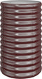 vidaXL - Plantenbak - 40x40x68 - cm - gepoedercoat - staal - bruin