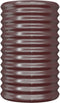 vidaXL - Plantenbak - 40x40x68 - cm - gepoedercoat - staal - bruin