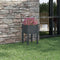 vidaXL - Plantenbak - 40x40x70 - cm - massief - grenenhout - grijs
