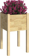vidaXL - Plantenbak - 40x40x70 - cm - massief - grenenhout