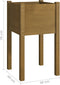 vidaXL - Plantenbak - 40x40x70 - cm - massief - grenenhout - honingbruin