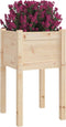 vidaXL - Plantenbak - 40x40x70 - cm - massief - grenenhout