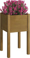 vidaXL - Plantenbak - 40x40x70 - cm - massief - grenenhout - honingbruin