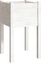 vidaXL - Plantenbak - 40x40x70 - cm - massief - grenenhout - wit