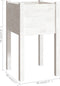 vidaXL - Plantenbak - 40x40x70 - cm - massief - grenenhout - wit