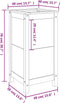 vidaXL - Plantenbak - 40x40x78 - cm - massief - douglashout