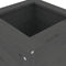 vidaXL - Plantenbak - 40x40x78 - cm - massief - grenenhout - grijs