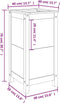 vidaXL - Plantenbak - 40x40x78 - cm - massief - grenenhout - honingbruin