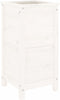 vidaXL - Plantenbak - 40x40x78 - cm - massief - grenenhout - wit