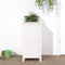 vidaXL - Plantenbak - 40x40x78 - cm - massief - grenenhout - wit