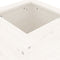 vidaXL - Plantenbak - 40x40x78 - cm - massief - grenenhout - wit