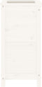 vidaXL - Plantenbak - 40x40x78 - cm - massief - grenenhout - wit