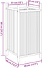 vidaXL - Plantenbak - 40x40x80 - cm - bamboe